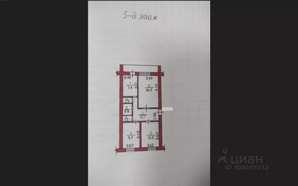 3-к кв. Орловская область, Ливны ул. Гайдара, 2А (59.0 м) - Фото 0