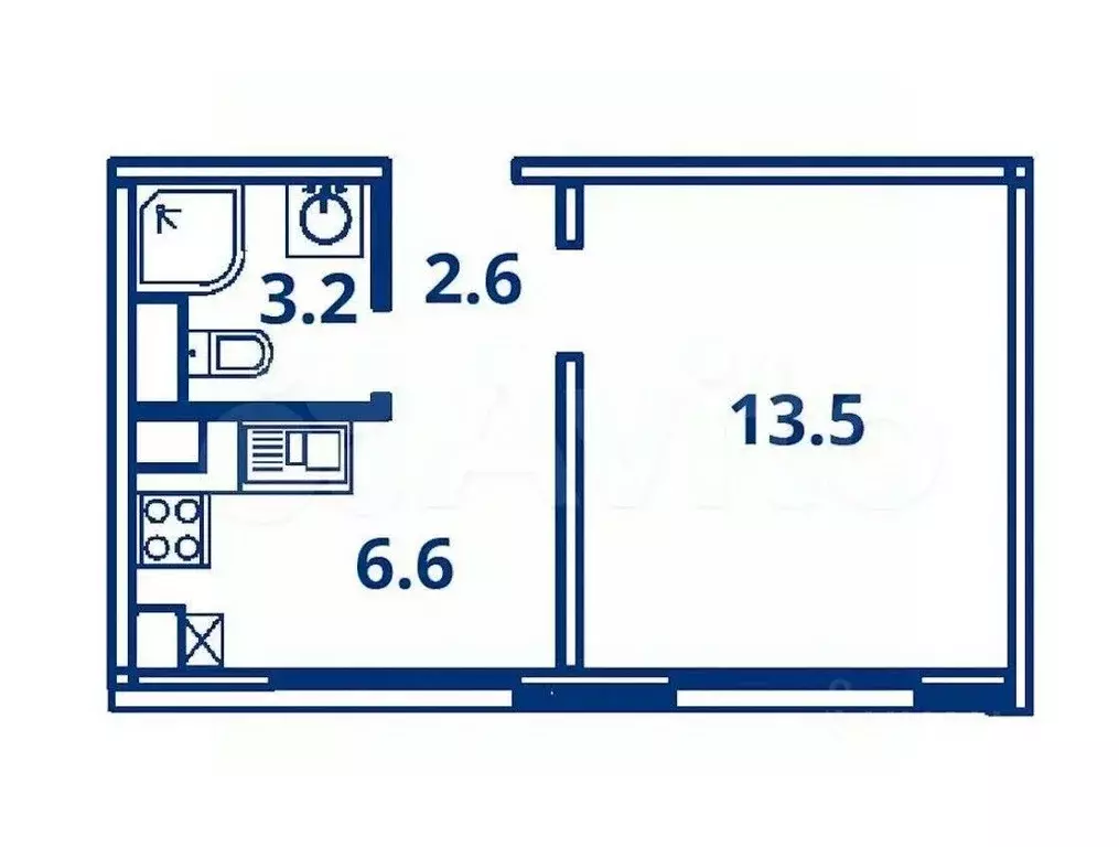1-к кв. Московская область, Истра муниципальный округ, д. Черная ул. ... - Фото 1