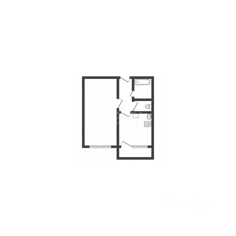 1-к кв. Белгородская область, Белгородский район, Разумное рп ул. ... - Фото 2