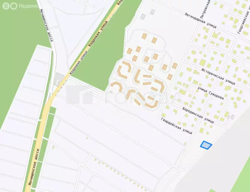Участок в Новосибирск, Георгиевская улица (9.71 м) - Фото 0