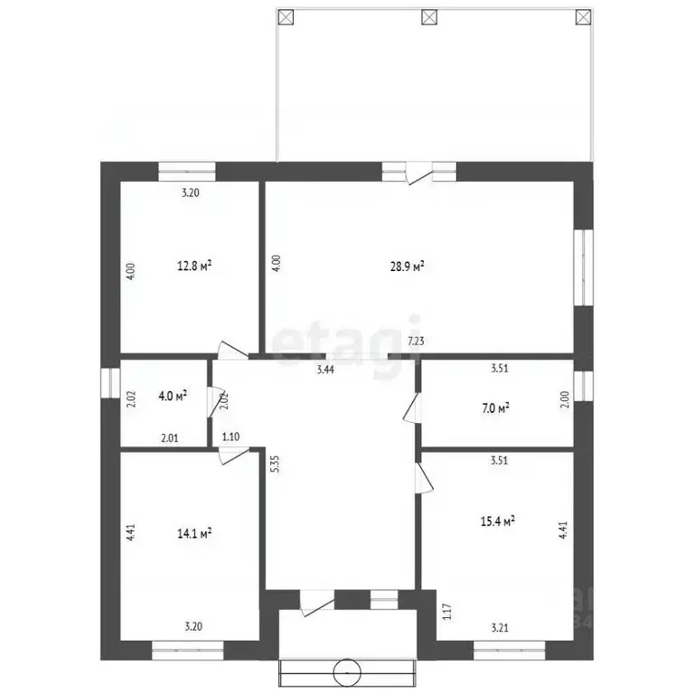 Дом в Тюменская область, Тюмень Самотлорская ул. (105 м) - Фото 1
