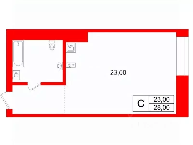 Студия Ленинградская область, Всеволожский район, д. Юкки ул. ... - Фото 2