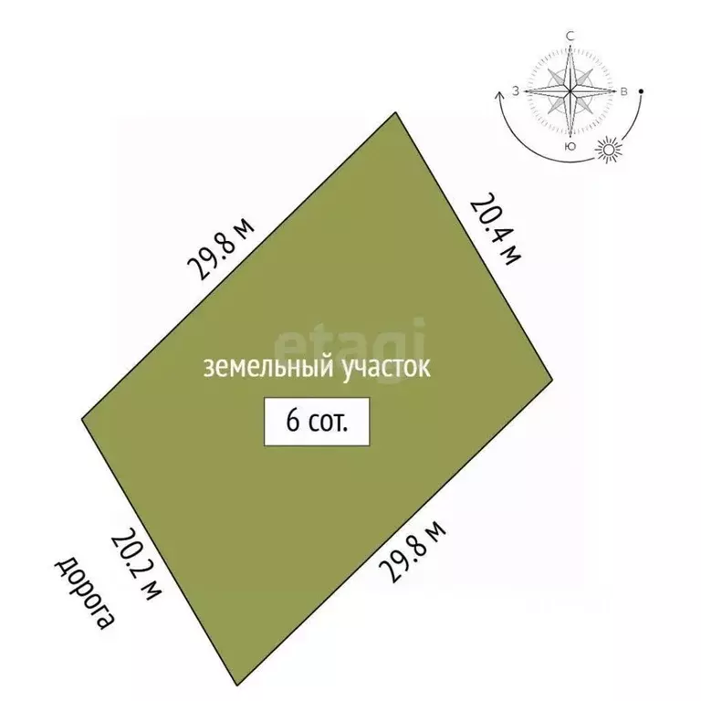 Участок в Крым, Ленинский район, Мысовское с/пос, с. Семеновка ул. ... - Фото 2