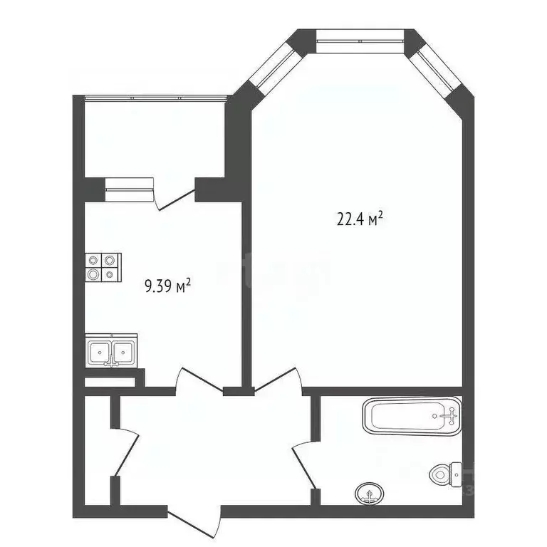1-к кв. Московская область, Балашиха Салтыковка мкр, Школьная ул., 7к2 ... - Фото 1