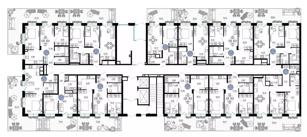 2-к кв. Рязанская область, Рязань 9-10-й кв-л,  (67.62 м) - Фото 2
