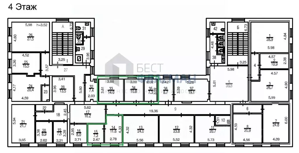 Офис в Москва Цветной бул., 7С1 (19 м) - Фото 2