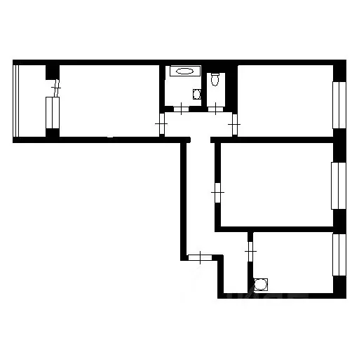 3-к кв. Красноярский край, Красноярск ул. Дмитрия Мартынова, 19 (66.0 ... - Фото 1