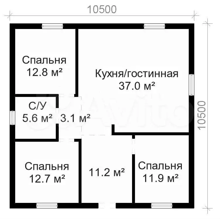 Дом 85 м на участке 5 сот. - Фото 0