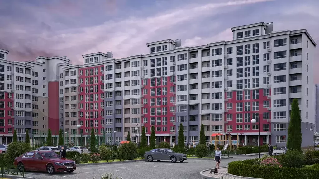 1-к. квартира, 42,6 м, 5/9 эт. - Фото 0