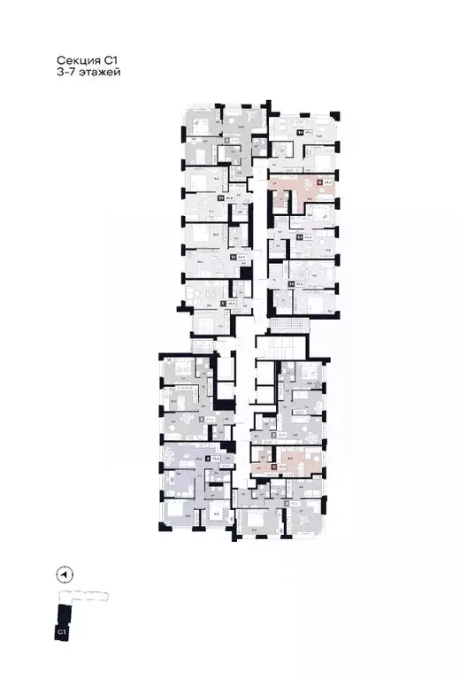 Студия Москва Лодочная ул., 27К2 (28.0 м) - Фото 1