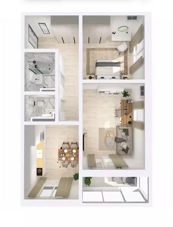 2-к кв. Карелия, Петрозаводск Перевалка-2 тер., Университетский ... - Фото 0
