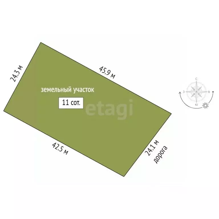 Участок в Хабаровский край, Хабаровский район, Мичуринское с/пос, с. ... - Фото 2