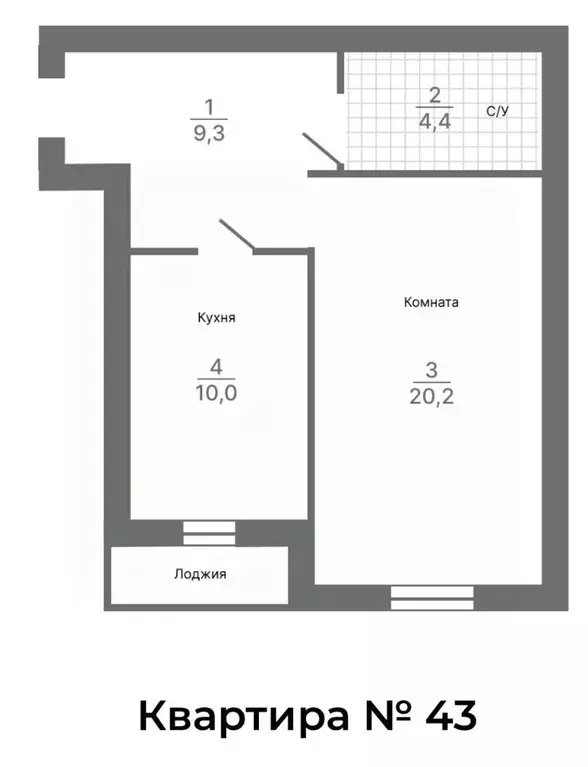 1-к кв. Ярославская область, Ярославль просп. Ленина, 28А (44.0 м) - Фото 2