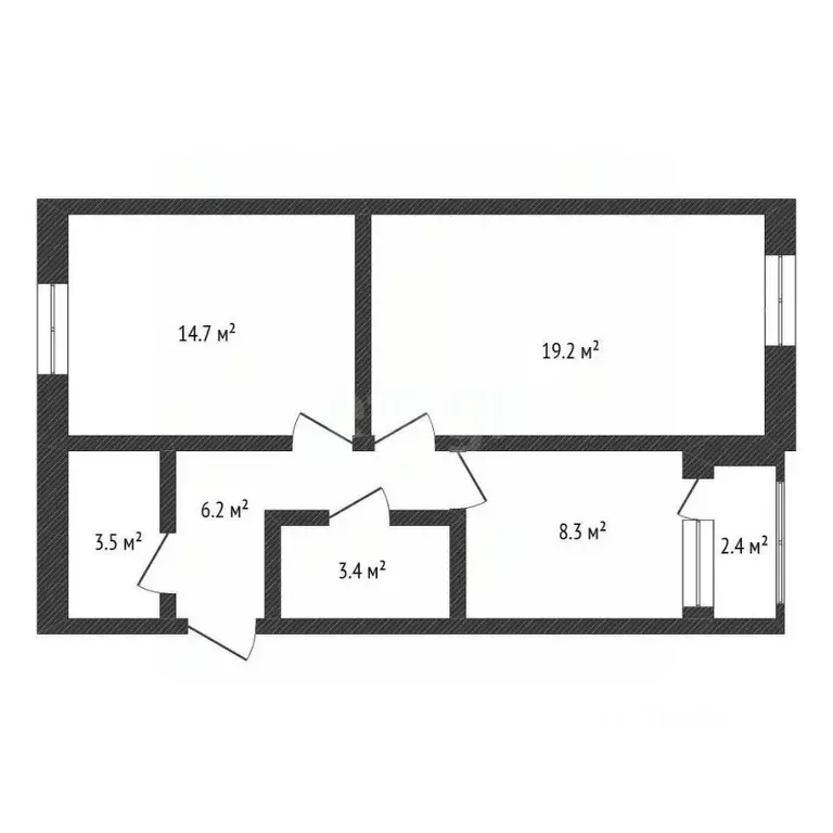 2-к кв. Нижегородская область, Нижний Новгород ул. Июльских Дней, 1к2 ... - Фото 2