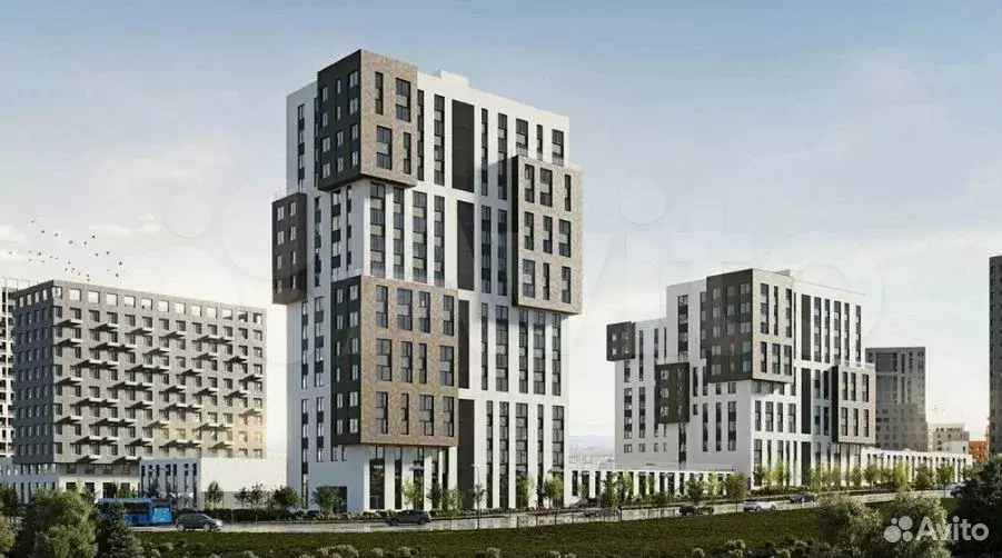 1-к. квартира, 42,4 м, 2/9 эт. - Фото 0