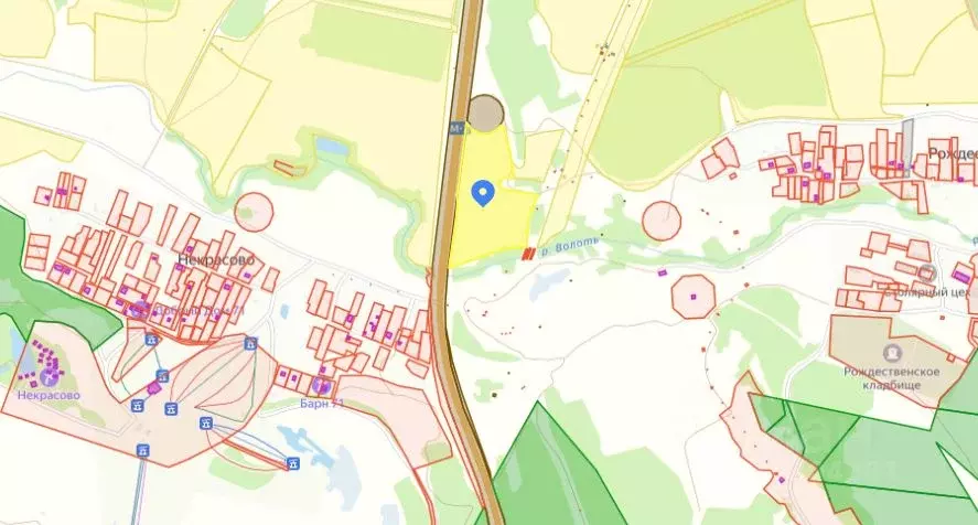 Участок в Тульская область, Тула городской округ, д. Некрасово 11 ... - Фото 2