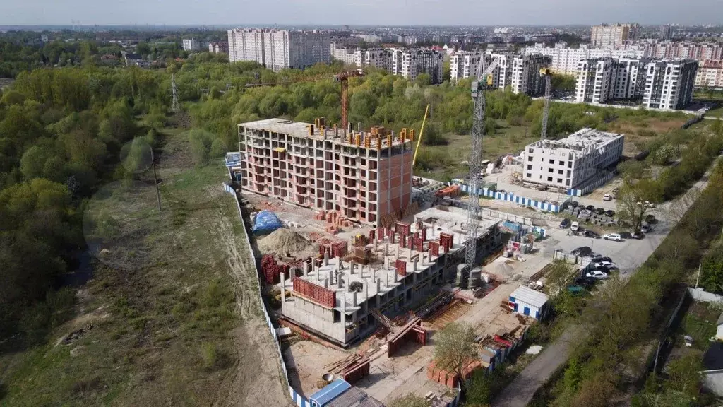 1-к. квартира, 45,6 м, 8/8 эт. - Фото 0
