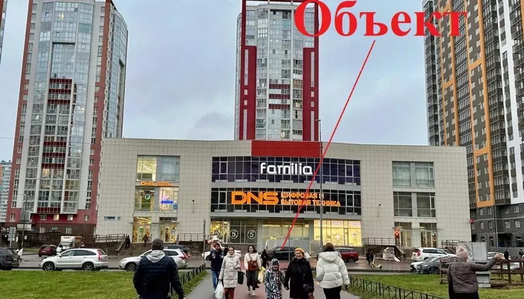 Помещение свободного назначения в Санкт-Петербург Ленинский просп., 66 ... - Фото 1