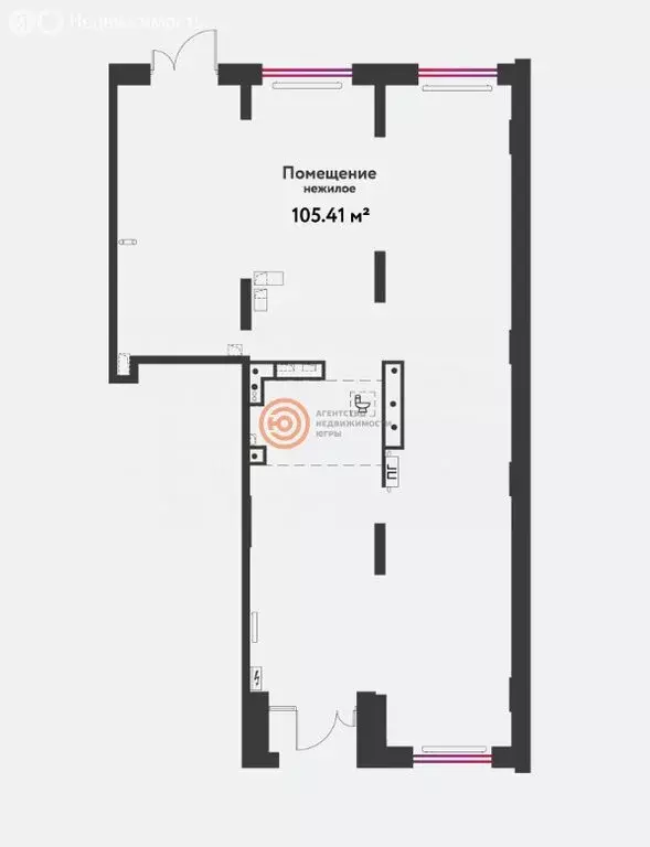 Помещение свободного назначения (105.41 м) - Фото 1