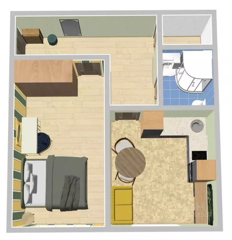 Комната Омская область, Омск просп. Космический, 97Ак2 (24.7 м) - Фото 1