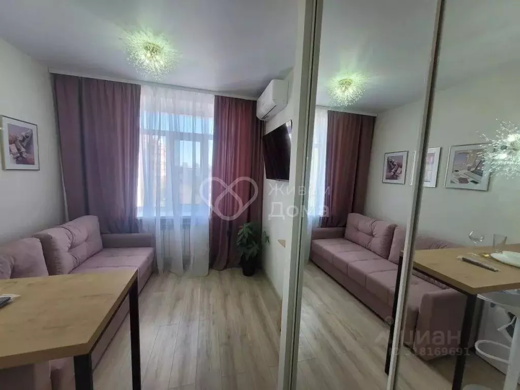 Студия Волгоградская область, Волгоград ул. Канунникова, 11 (15.0 м) - Фото 1