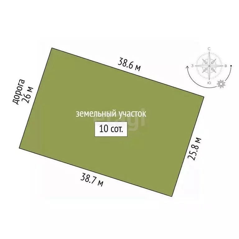 Участок в Крым, Симферопольский район, с. Мирное ул. Черноморская ... - Фото 2