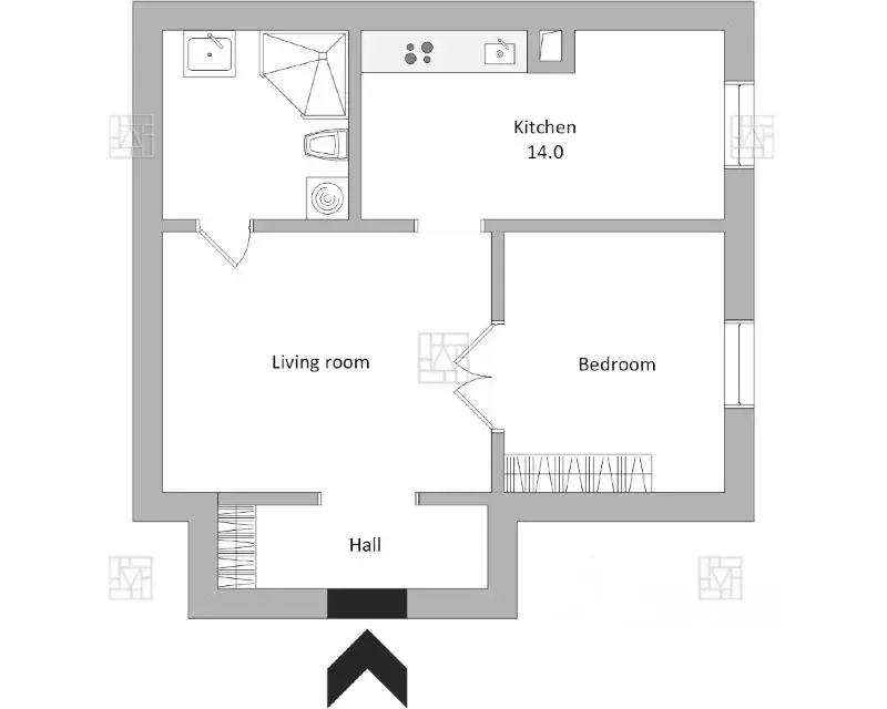 1-к кв. Москва Никитский бул., 17 (53.0 м) - Фото 1