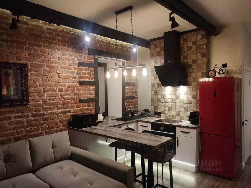 Студия Санкт-Петербург ул. Шкапина, 24Б (30.0 м) - Фото 1