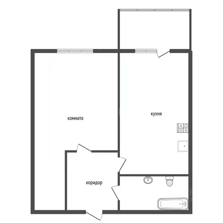 2-к кв. Воронежская область, Воронеж просп. Труда, 35 (48.0 м) - Фото 2