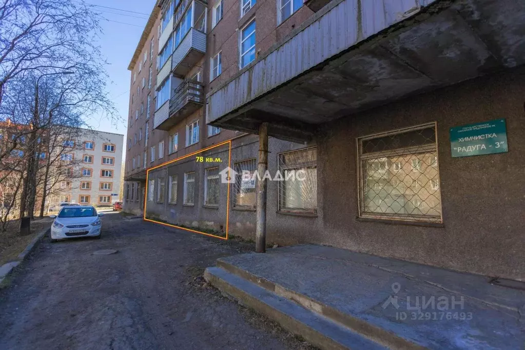 Помещение свободного назначения в Карелия, Петрозаводск ул. Лизы ... - Фото 1