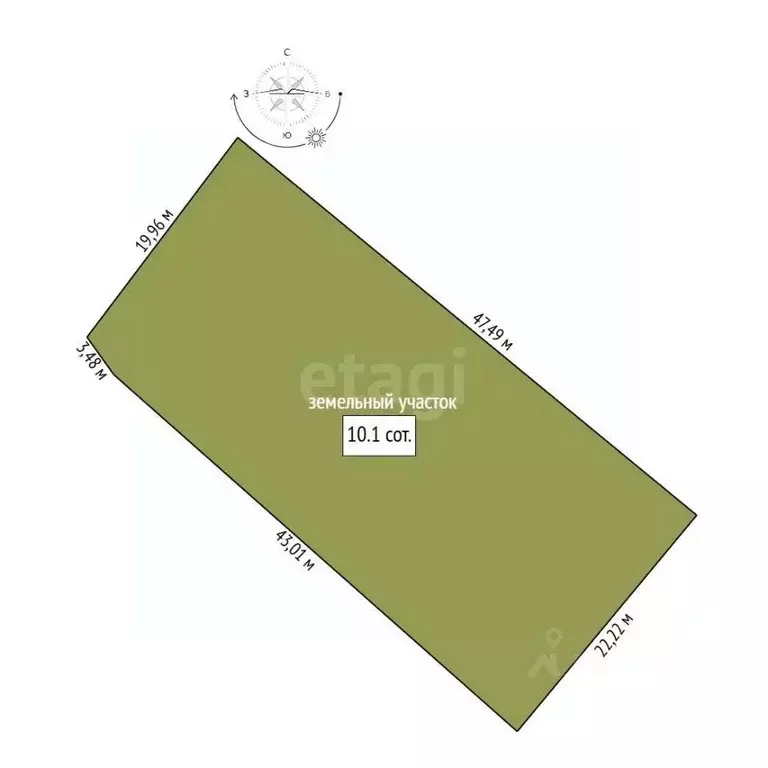 Участок в Амурская область, Благовещенский район, с. Чигири  (10.1 ... - Фото 2