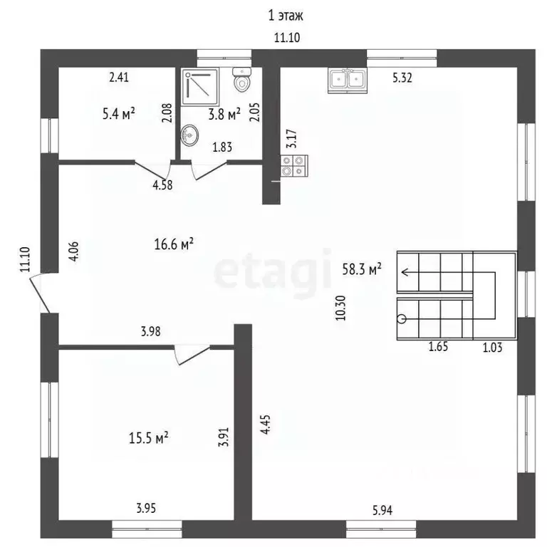 Дом в Татарстан, Набережные Челны ул. Раздольная, 21А (197 м) - Фото 0