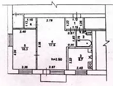 2-к. квартира, 39,9 м, 2/2 эт. - Фото 0