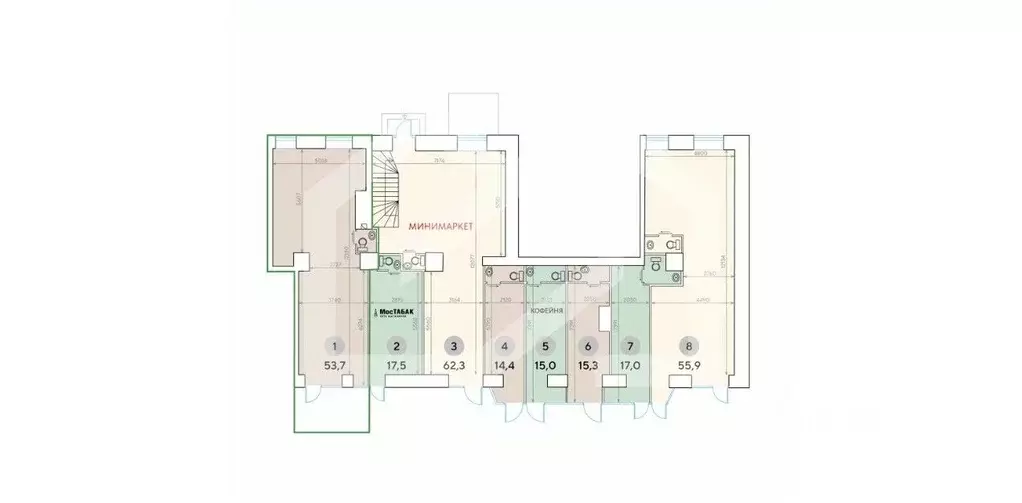 Помещение свободного назначения в Москва Ленинградский просп., 33К3 ... - Фото 2