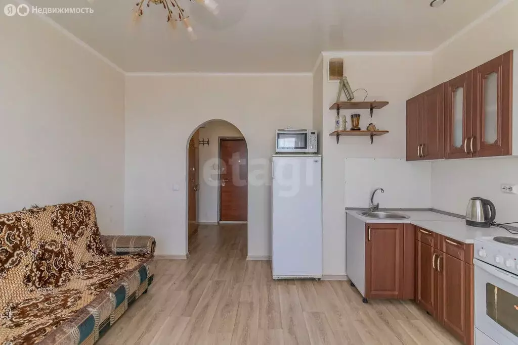 Квартира-студия: Тюмень, Газопромысловая улица, 8 (23.7 м) - Фото 1
