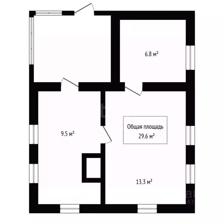 Дом в Новосибирская область, Черепаново ул. Кирова, 29 (30 м) - Фото 2