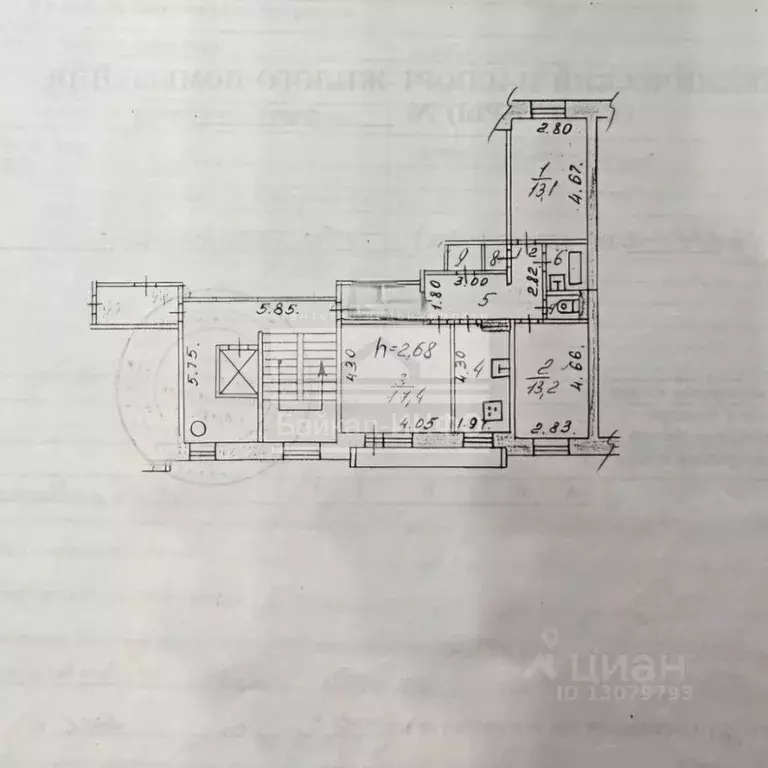 3-к кв. Иркутская область, Иркутск Байкальская ул., 242А (66.2 м) - Фото 2