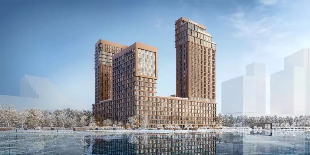 1-к кв. Москва Квартал на воде жилой комплекс, к5 (44.69 м) - Фото 2