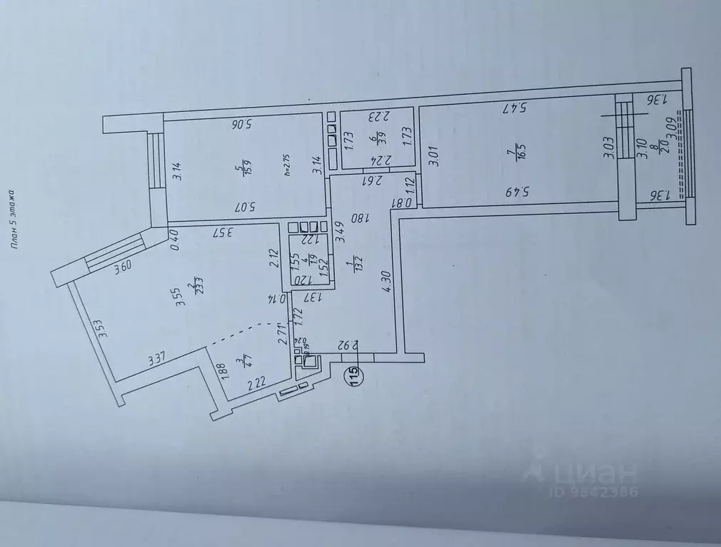 3-к кв. Татарстан, Казань ул. Горьковское Шоссе, 2Ак3 (81.39 м) - Фото 1