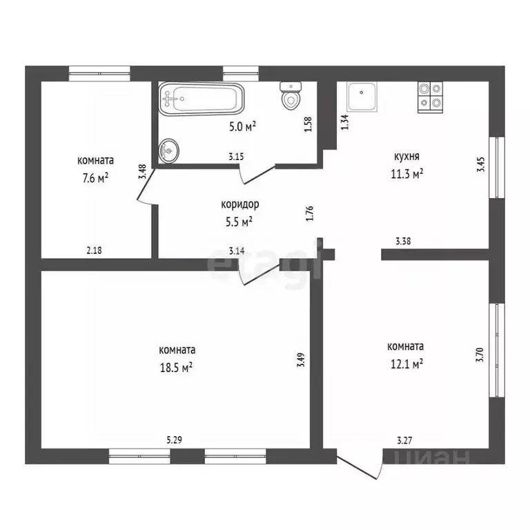 Дом в Краснодарский край, Краснодар Победитель СНТ, 40 (77 м) - Фото 1