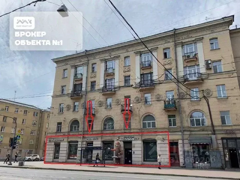Помещение свободного назначения в Санкт-Петербург просп. Обуховской ... - Фото 0
