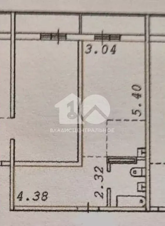 Студия Новосибирская область, Новосибирск ул. Забалуева, 98 (32.1 м) - Фото 2