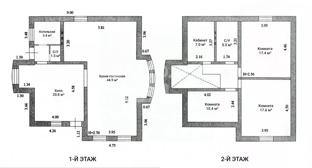 Дом в Московская область, Серпухов городской округ, д. Васильевское 54 ... - Фото 2