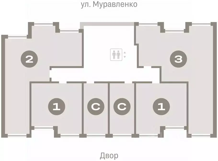 Студия Тюменская область, Тюмень ул. Муравленко, 9к3 (20.07 м) - Фото 1