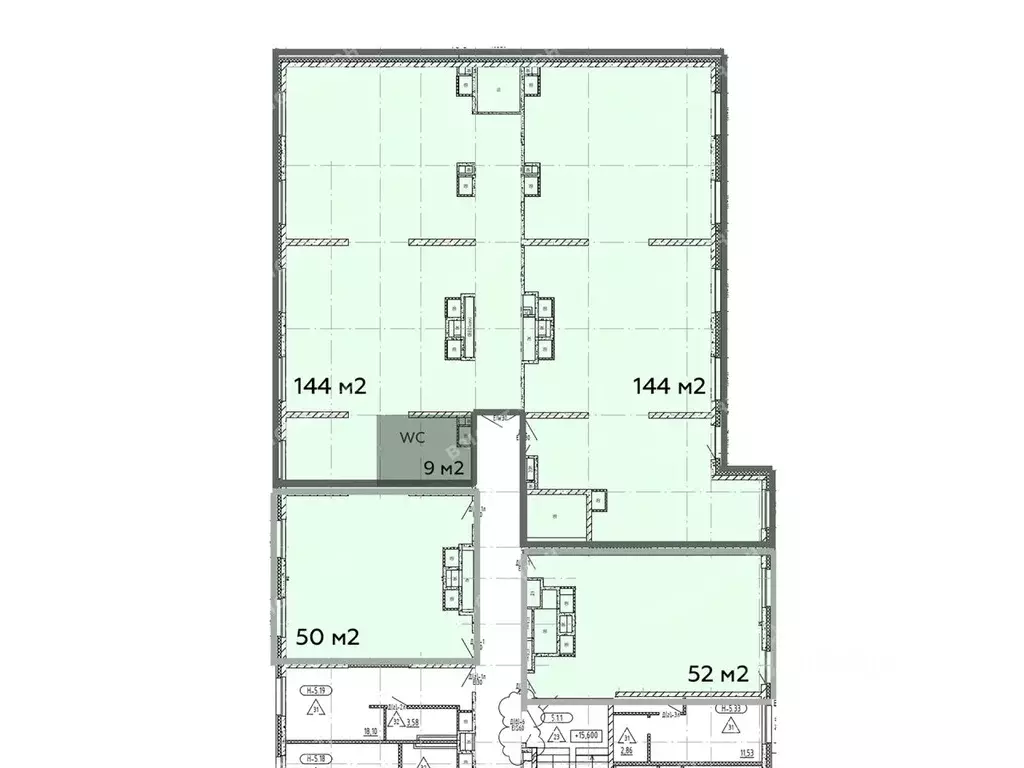 Офис в Санкт-Петербург Коломяжский просп., 19 (403 м) - Фото 2