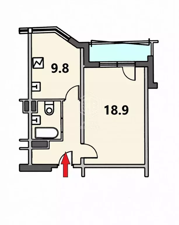 1-к кв. Москва Селигерская ул., 26к1 (38.9 м) - Фото 2