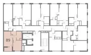 Квартира-студия, 25,3 м, 5/10 эт. - Фото 1