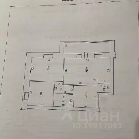 3-к кв. Кировская область, Киров ул. Гагарина, 20 (59.0 м) - Фото 2