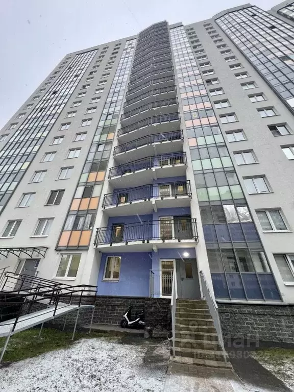 1-к кв. Ленинградская область, Мурино Всеволожский район, бул. ... - Фото 0