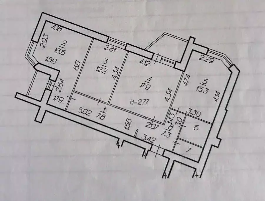3-к кв. Ставропольский край, Ставрополь Шпаковская ул., 115 (84.0 м) - Фото 2
